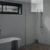 Aquadart Wetroom 8 Ceiling Support Arm Silver -Bathroom Shower Shop aquadart aq8282s