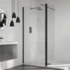 Aquadart 8 Wetroom Glass Panel 1000mm Clear -Bathroom Shower Shop aquadart aq8655