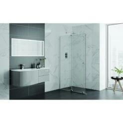 Aquadart Rolla 8 Sliding Wetroom Door 1400mm