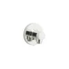 Aqualisa Axis Shower Head Push Fit Wall Outlet Chrome -Bathroom Shower Shop aqualisa 254806