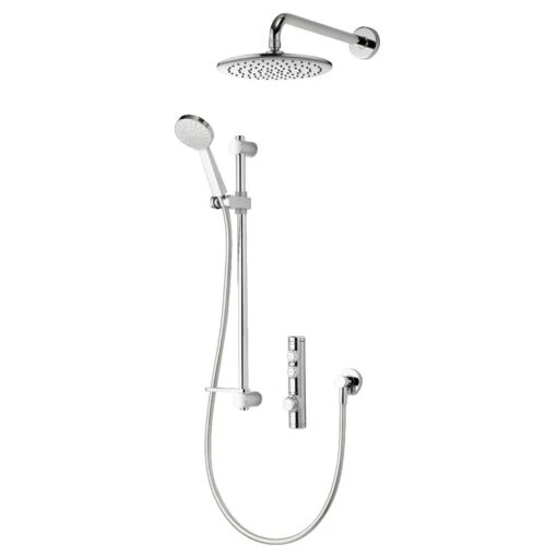 Aqualisa ISystem Smart Concealed With Adjustable & Wall Heads (HP/Combi)