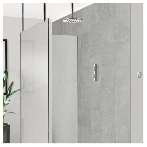 Aqualisa ISystem Smart Concealed Shower With Ceiling Head (Gravity Pumped) - Image 3