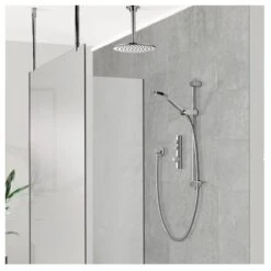 Aqualisa ISystem Smart Concealed With Adjustable & Wall Heads (Gravity Pumped) -Bathroom Shower Shop aqualisa isda2bvdvfw21 3