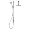 Aqualisa ISystem Smart Exposed With Adjustable & Ceiling Heads (Gravity Pumped) -Bathroom Shower Shop aqualisa isda2evdvfc21