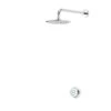 Aqualisa Quartz Classic Smart Shower With Fixed Head (Gravity Pumped) -Bathroom Shower Shop aqualisa qzda2br20