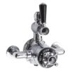 Bayswater Twin Exposed Valve With Black Indices -Bathroom Shower Shop bayswater bays411