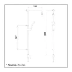 Bristan DocM Rigid/Flexi Kit With Diverter -Bathroom Shower Shop bristan docm kit 2