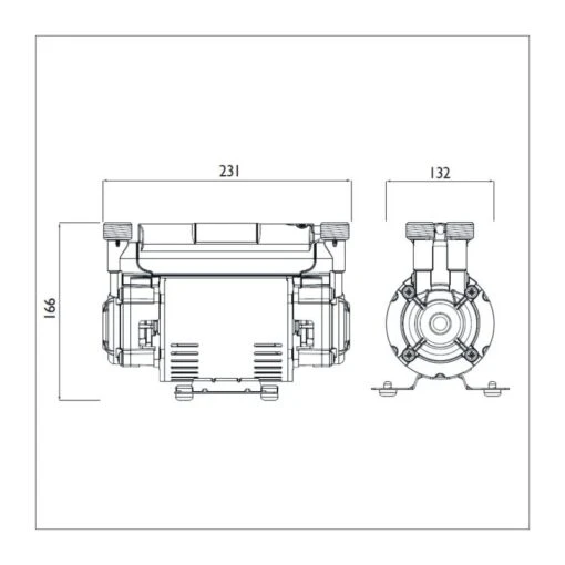 Bristan 2.0 Bar Twin Ended Shower Pump By Stuart Turner - Image 2
