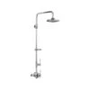 Burlington Stour Thermostatic Shower Valve With Rigid Riser -Bathroom Shower Shop burlington bf2s v16
