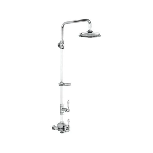 Burlington Stour Thermostatic Shower Valve With Rigid Riser