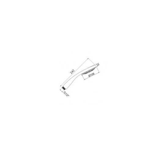 Cifial Claro Multi Flexi Shower Handset Chrome - Image 2