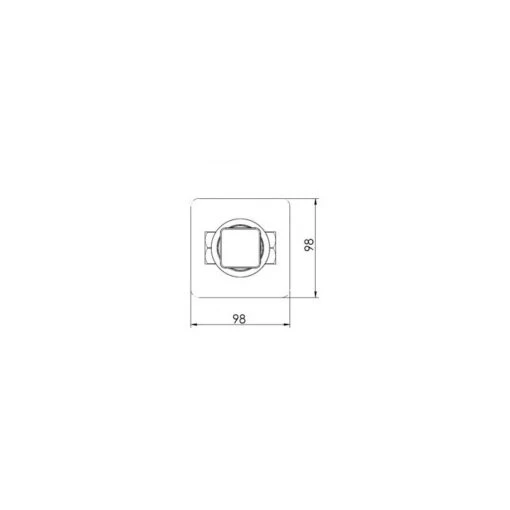 Cifial Cudo Wall Diverter Chrome - Image 2
