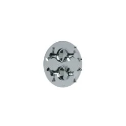Cifial Brookhaven Cross 2 Control Thermostatic Valve Chrome