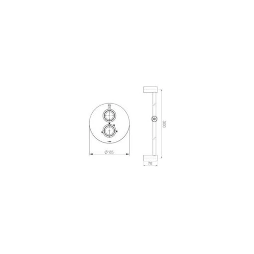 Cifial Technovation 35 Thermostatic Flexi Shower Kit - Image 2