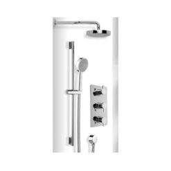 Cifial Coule Thermostatic Fixed/Flexi Shower Kit Chrome