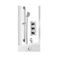 Cifial Coule Thermostatic Flexi/Bath Filler Kit Chrome