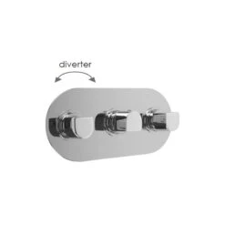 Cifial Emmie 3 Control Landscape Valve With Diverter Chrome