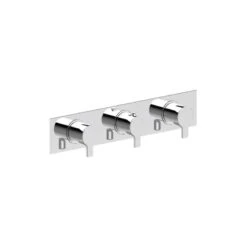 Cifial Slim Coule 3 Control Landscape Shower Valve, 2 Outlets