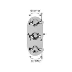 Cifial Brookhaven Lever 3 Control Valve With Double Diverter