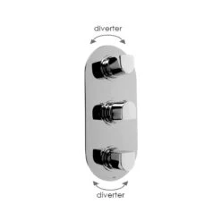 Cifial Emmie 3 Control Thermostatic Valve With Double Diverter