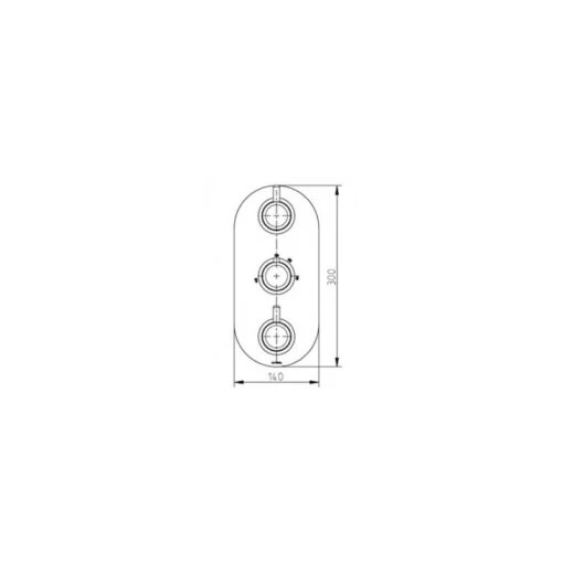 Cifial Technovation 35 3 Control Valve With Double Diverter - Image 2