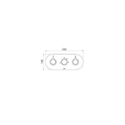 Cifial TH251 3 Control Valve With Double Diverter (4 Outlets) -Bathroom Shower Shop cifial 600v34t2 2