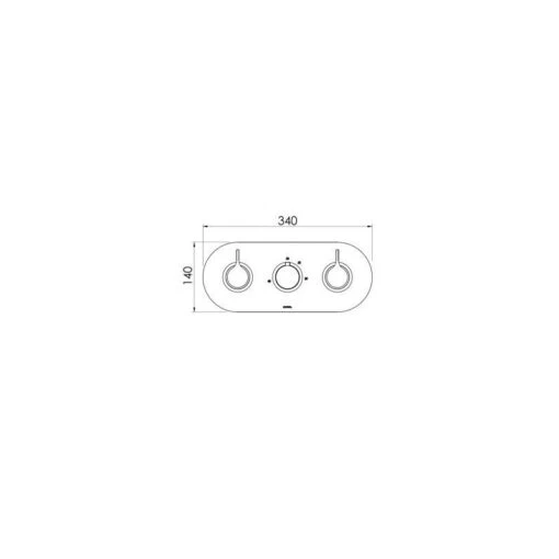 Cifial TH251 3 Control Valve With Double Diverter (4 Outlets) - Image 2