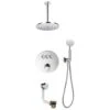 Flova Allore GoClick 3 Way Shower Set With Overflow Filler -Bathroom Shower Shop flova al3wpk1