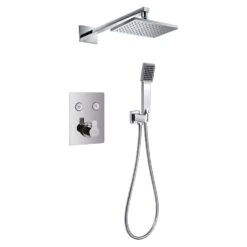 Flova Spring GoClick Thermostatic 2 Outlet Shower Set
