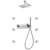 Flova Spring GoClick 4-Outlet Shower Set With Body Jets -Bathroom Shower Shop flova srt4wpk1