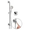 Flova Urban Thermostatic Mixer With GoClick Slide Rail Kit -Bathroom Shower Shop flova urt1wpk1