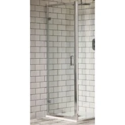 Frontline Aquaglass Purity 800mm Hinged Pivot Door