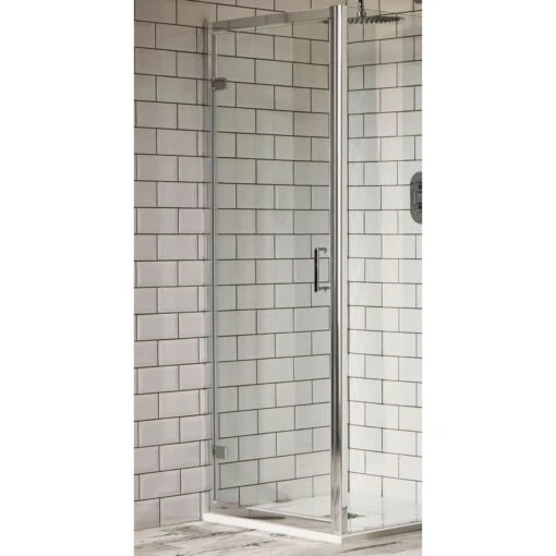 Frontline Aquaglass Purity 800mm Hinged Pivot Door