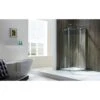 Frontline Aquaglass Frameless 1000x800mm Offset Quadrant LH -Bathroom Shower Shop frontline bed9651lb m1c