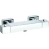 Frontline Aquaflow Italia Cubix Exposed Thermostatic Shower Valve -Bathroom Shower Shop frontline biqssv01
