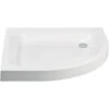 Frontline Aquaglass 800mm Quadrant Shower Tray -Bathroom Shower Shop frontline jtufr80q