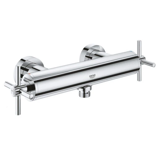 Grohe Atrio Cross Handle Wall Shower Mixer 26003