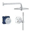 Grohe Grohtherm SmartControl Mixer Bundle Round 34744 -Bathroom Shower Shop grohe 34744000