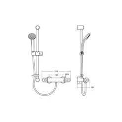 Ideal Standard Alto EV Thermostatic Exposed Shower Pack A5985 -Bathroom Shower Shop ideal standard a5985aa 2