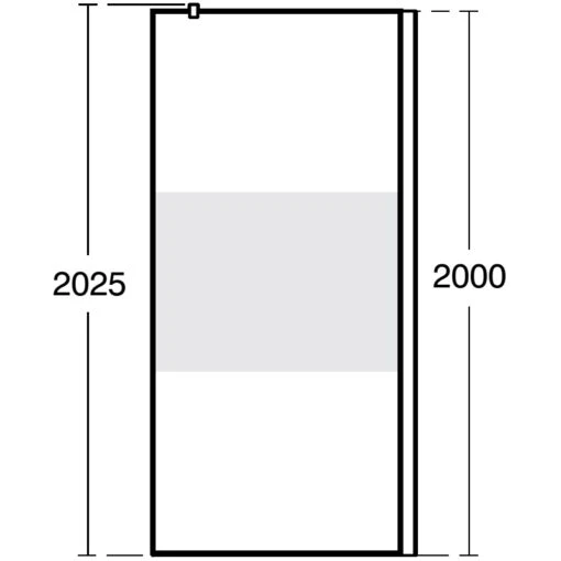 Ideal Standard Synergy Freedom Wetroom Panel 1000mm L6181 - Image 2