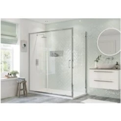 Refresh Dove Framed 1000mm Sliding Shower Door -Bathroom Shower Shop iona ftdi101450 2