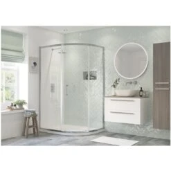 Refresh Dove 1200x800mm 1 Door Offset Quadrant Enclosure