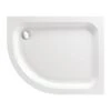 Just Trays Ultracast 1200x900mm LH Offset Quadrant Shower Tray -Bathroom Shower Shop just trays a1290lq100