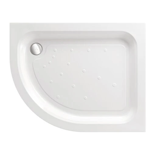 Just Trays Ultracast 1200x900mm LH Offset Quadrant Shower Tray
