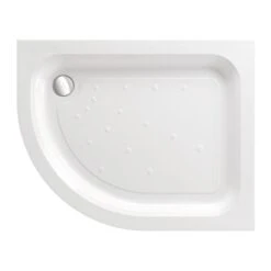 Just Trays Ultracast 900x760mm LH Offset Quadrant Shower Tray