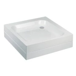 Just Trays Merlin 700mm Square Shower Tray Anti-Slip -Bathroom Shower Shop just trays as70m100 3