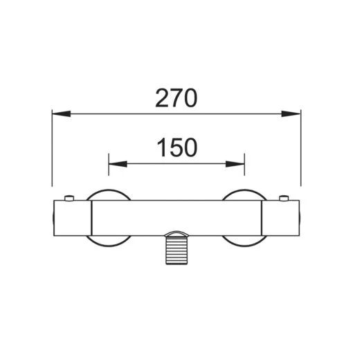 Methven Cool To Touch Round Bar Shower Valve - Image 2