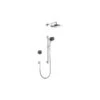Mira Platinum Dual Rear Fed Shower Pumped Black/Chrome -Bathroom Shower Shop mira 1 1796 004