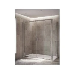Mira Leap Double Slider Panels 1500mm Silver