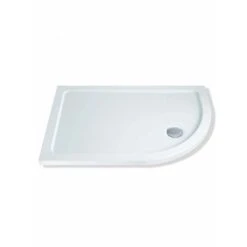MX Elements 1000 X 800mm Offset Quad Right Shower Tray & Waste